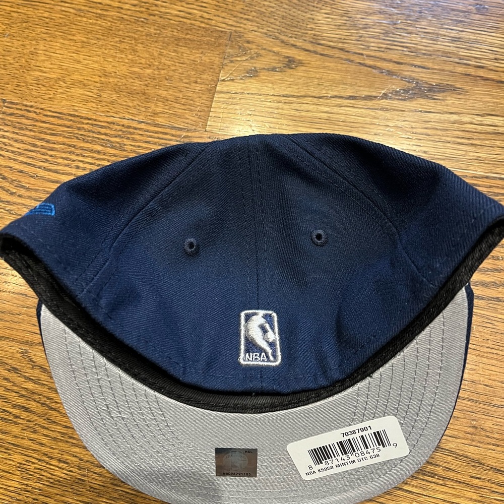 Minnesota timberwolves youth fitted hat: 6 3/8